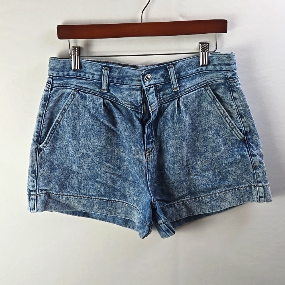 American Eagle Outfitters Women's Mom Acid Wash Blue Jeans Shorts Sz 10